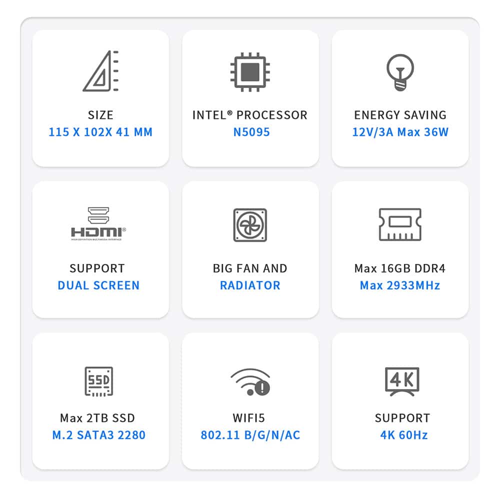Beelink Mini S Features