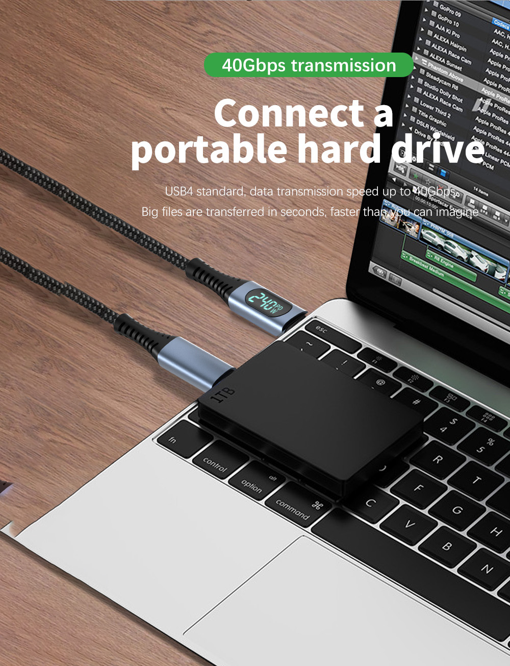 DroiX USB 4.0 Type-C Cable - Image 9