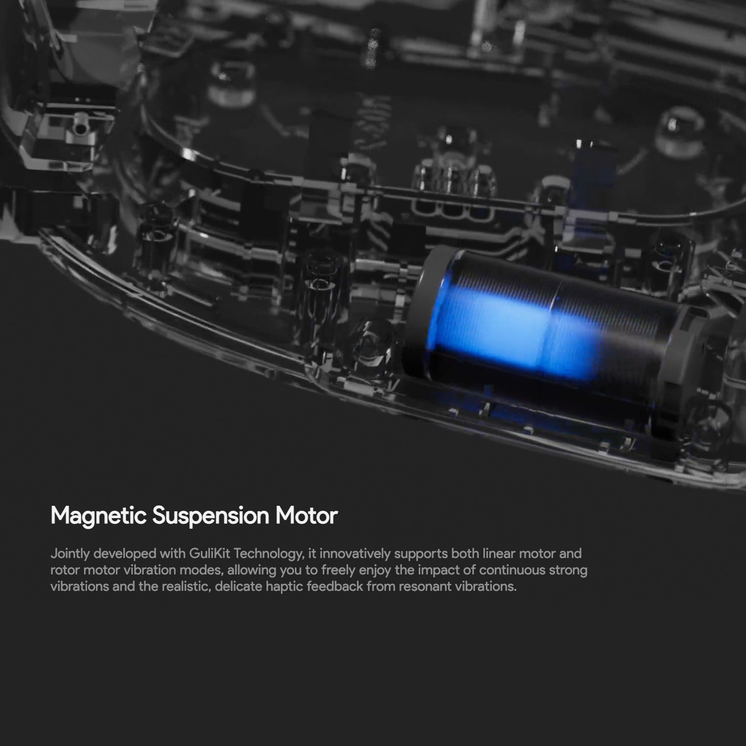An internal view of a device, showcasing a