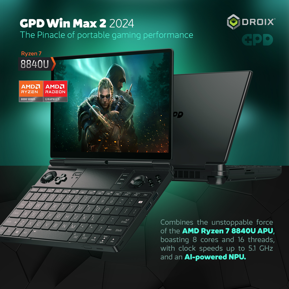 GPD WIN MAX 2 2024 Handheld Gaming PC - Image 2