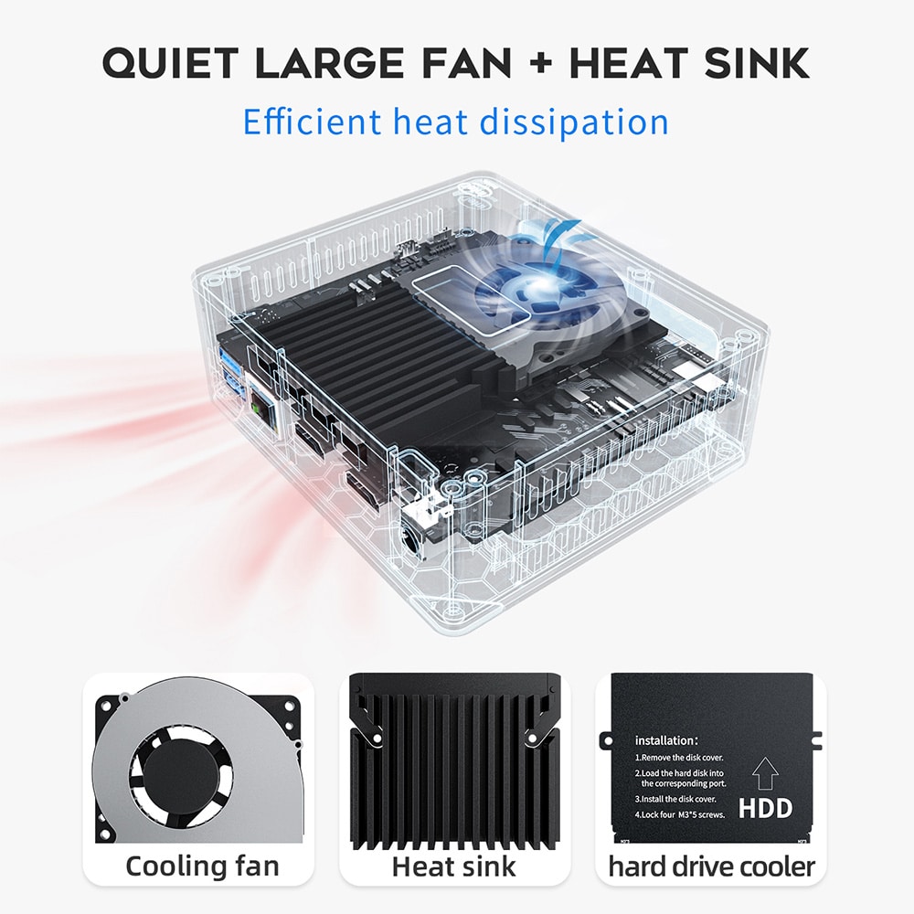 Beelink Mini S Heat Sink